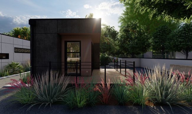 Homybox - box en bois - bureau - exemple 8