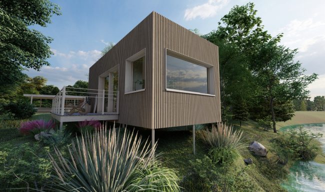 Homybox - box en bois - studio - chambre d'amis - exemple 2